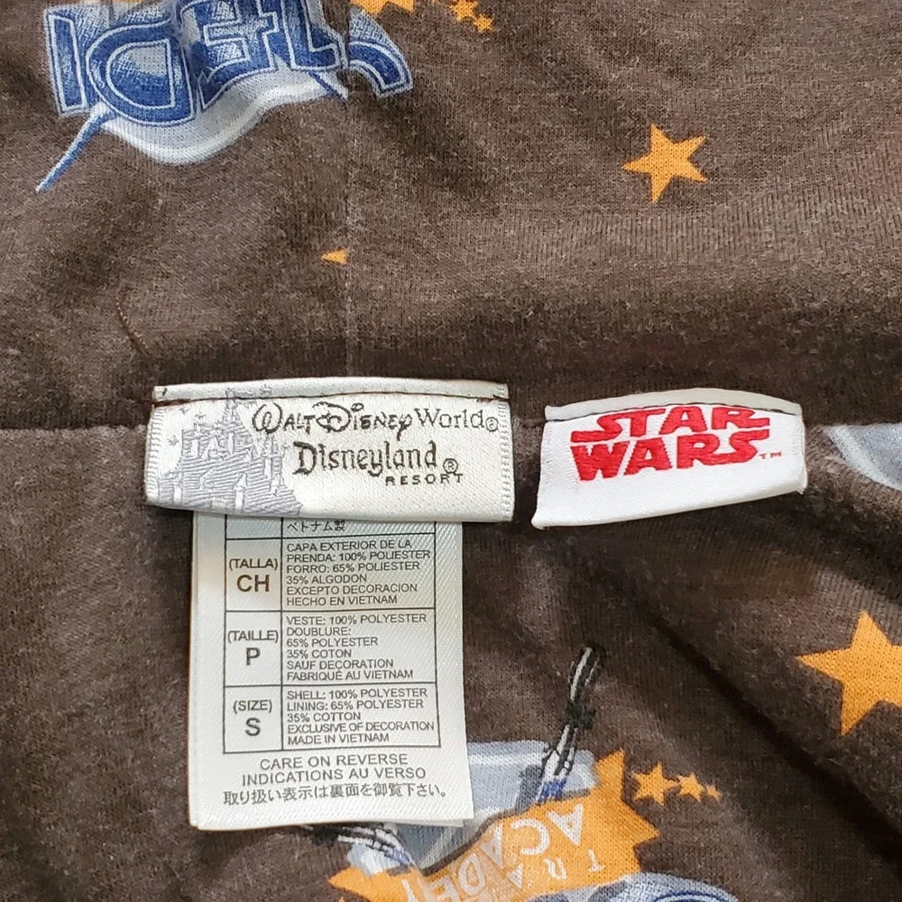 Disney Parks Star Wars Jedi Training Academy Hooded Robe Yoda Ears Brown Kids S